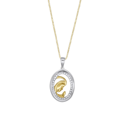 VIERGE MARIE COLLIER - OR ET DIAMONDS