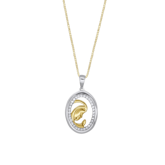 VIERGE MARIE COLLIER - OR ET DIAMONDS