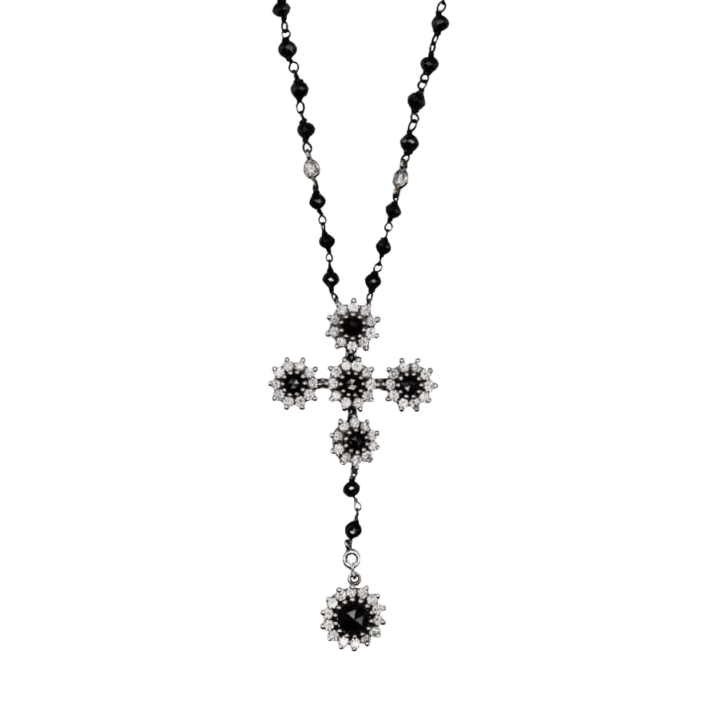 BLANC ET NOIR DIAMONDS COLLIER - OR