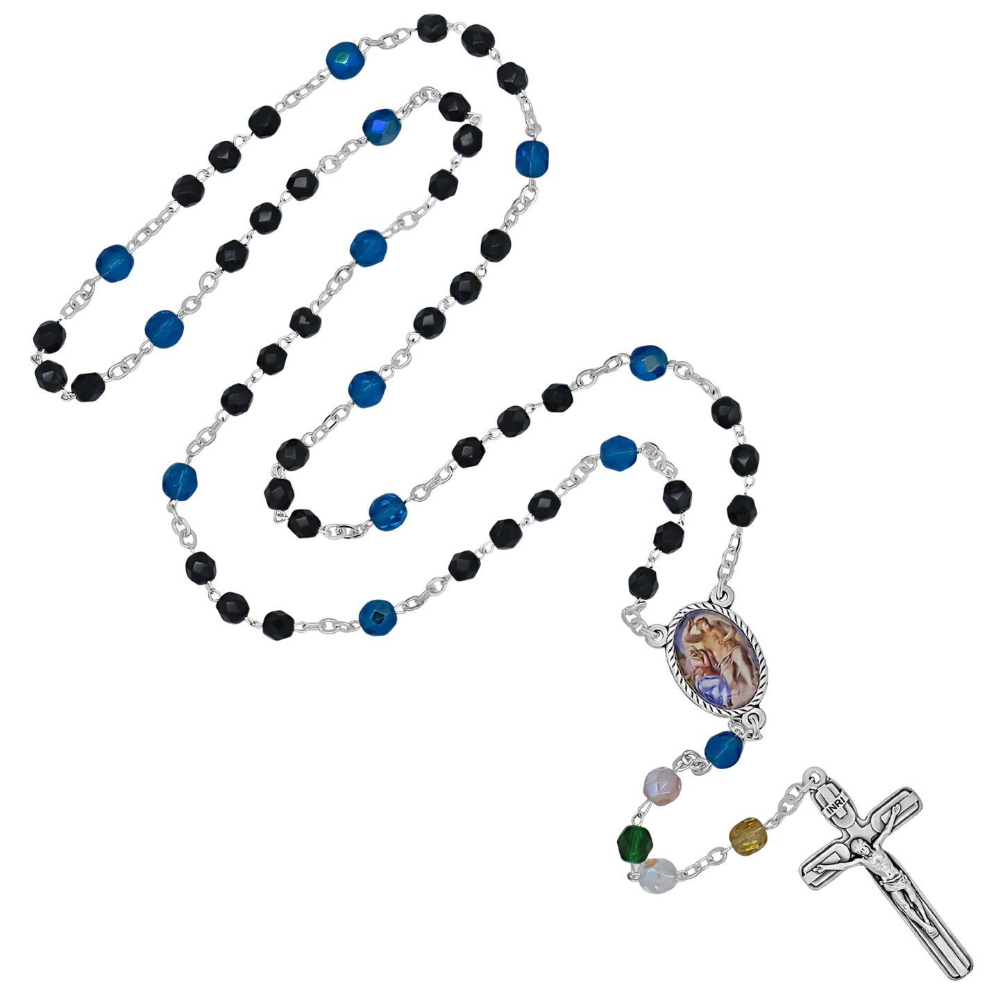SAINT SOULS IN PURGATORY - CHAPLET - METAL