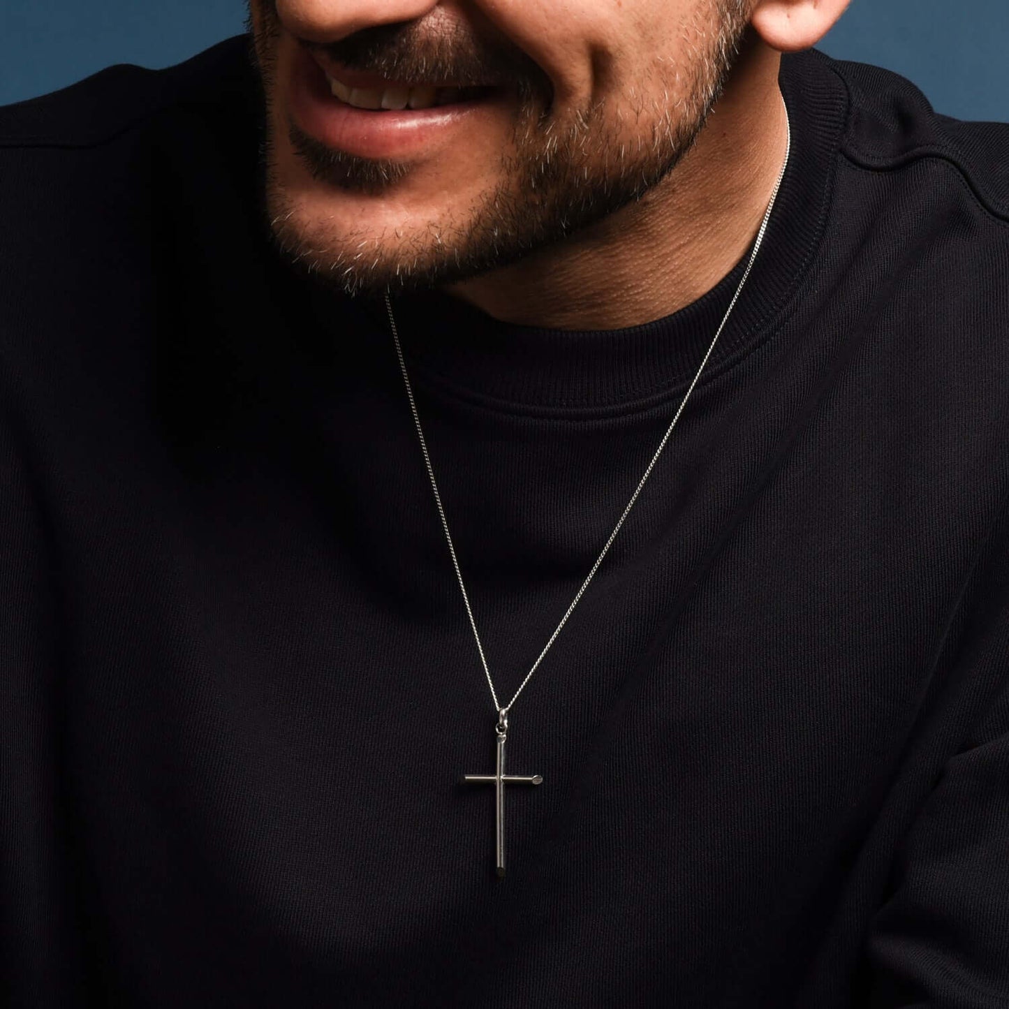 CLASSIC PENDENTIF CROIX - ARGENT