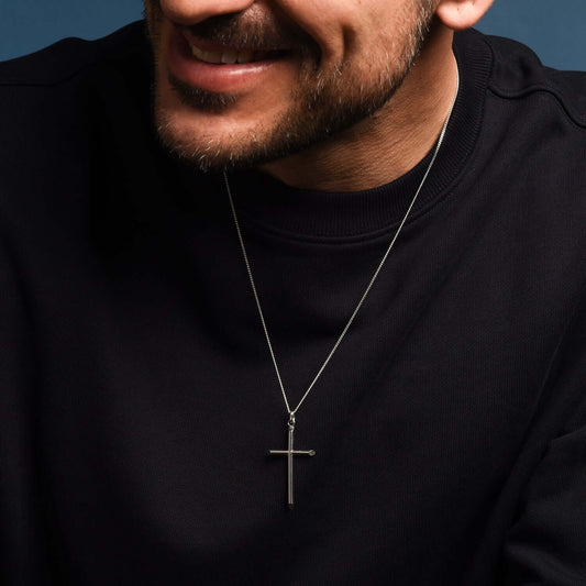 CLASSIC PENDENTIF CROIX - ARGENT