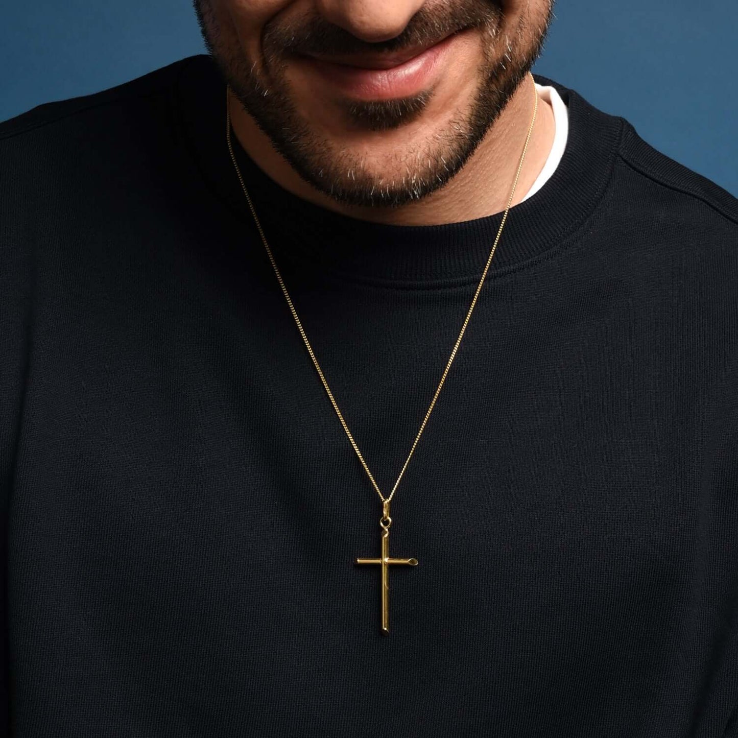 CLASSIC PENDENTIF CROIX - VERMEIL ARGENT