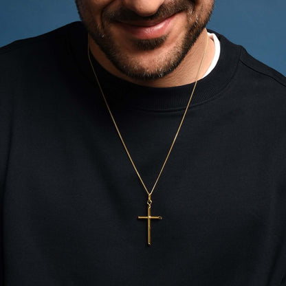 CLASSIC PENDENTIF CROIX - VERMEIL ARGENT