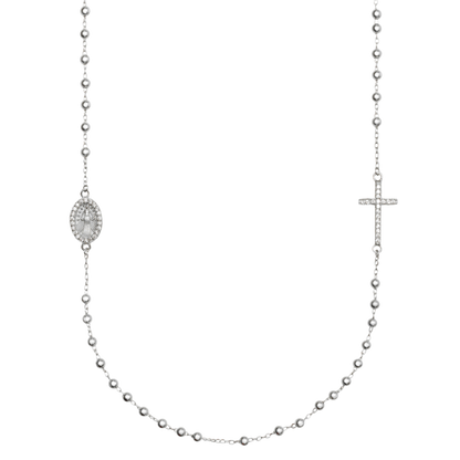 MIRACULOUS ET CROIX - COLLIER - ARGENT