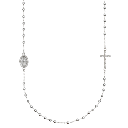 MIRACULOUS ET CROIX - COLLIER - ARGENT