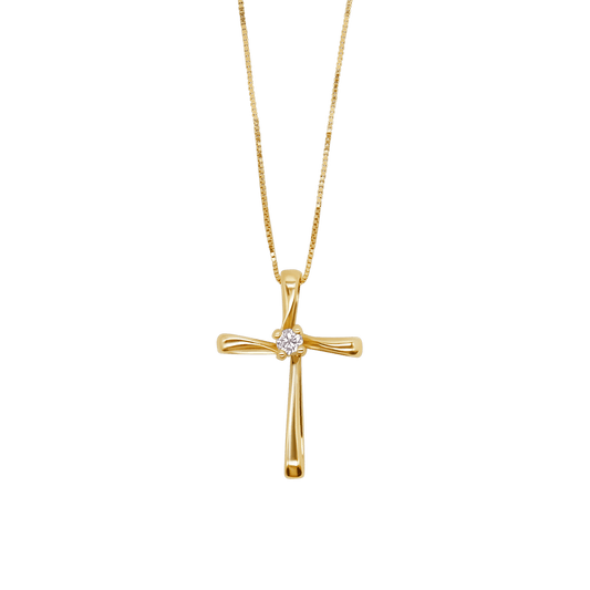 CROIX DIAMOND COLLIER - OR