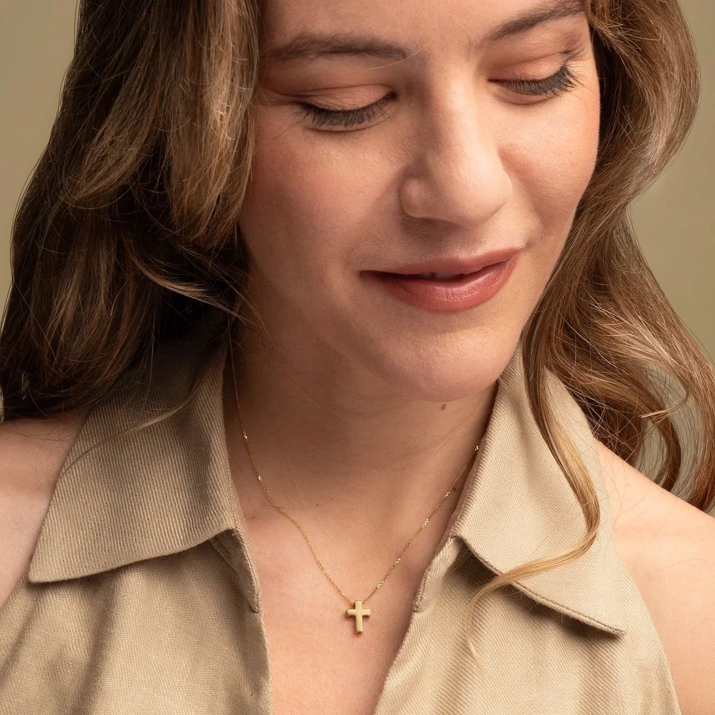 COLLIER CROIX - OR