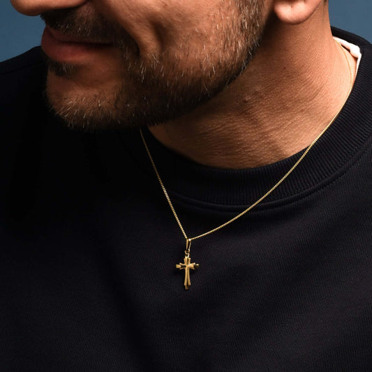 PENDENTIF CROIX - OR
