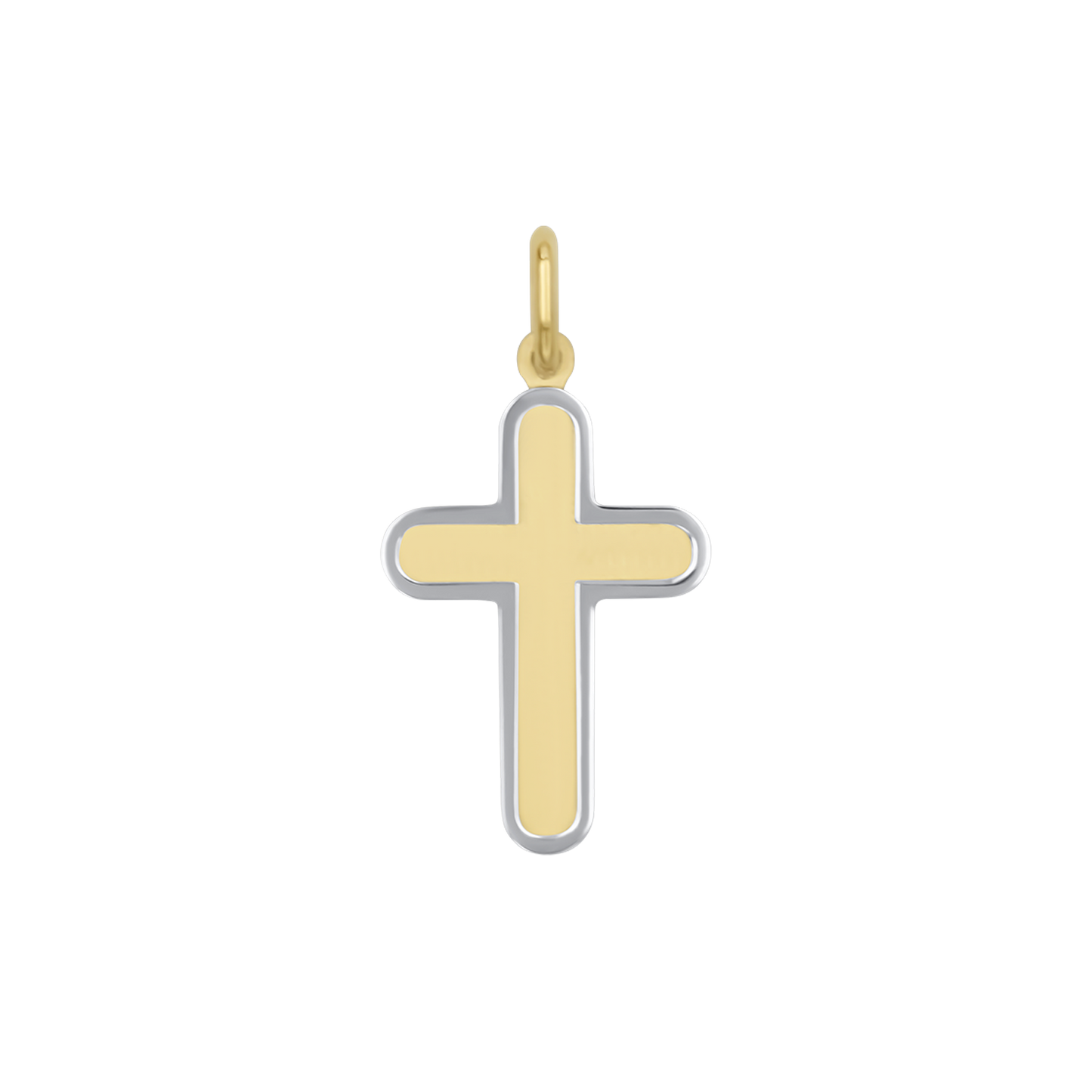 PENDENTIF CROIX - GOLDEN ARGENT