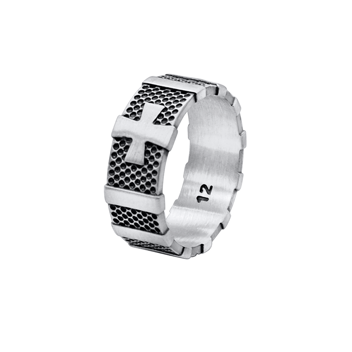 CROIX - CHAPELET BAGUE - ARGENT
