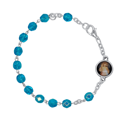 CRYSTAL BRACELET CHAPELET - METAL