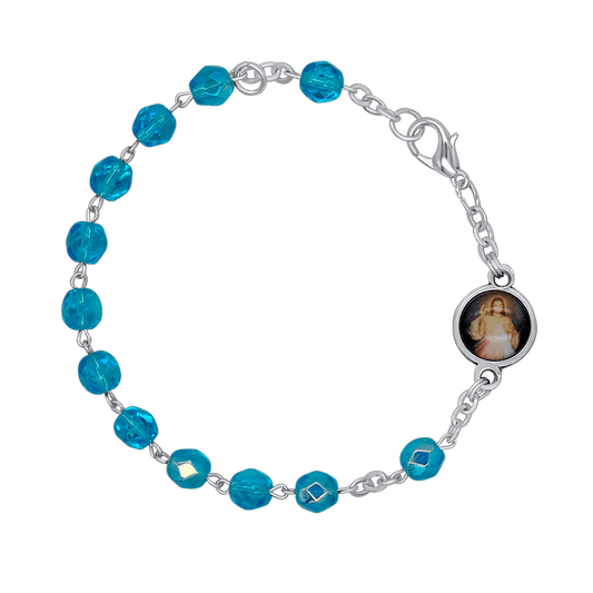 CRYSTAL BRACELET CHAPELET - METAL