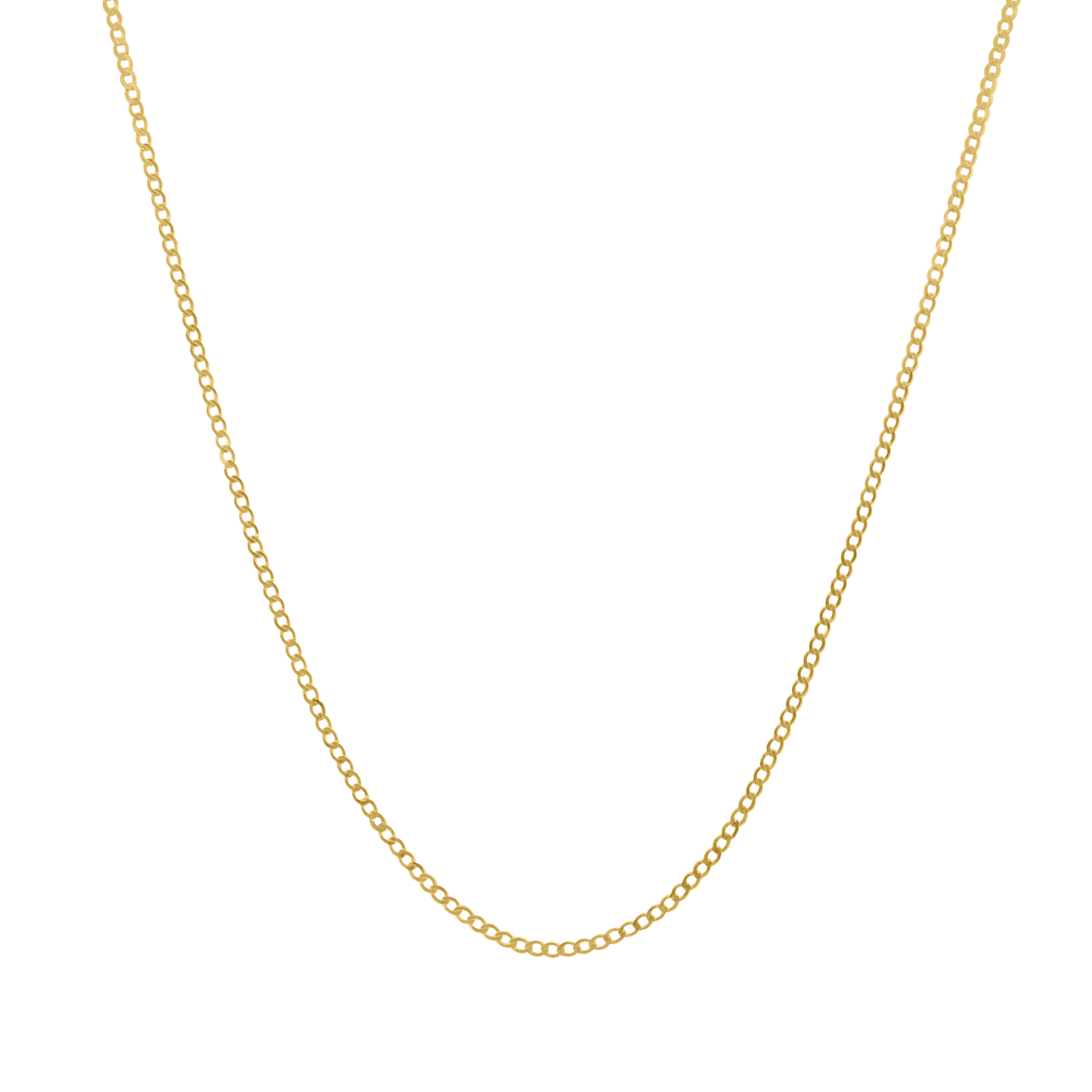 LARGE CURB - CHAÎNE - OR