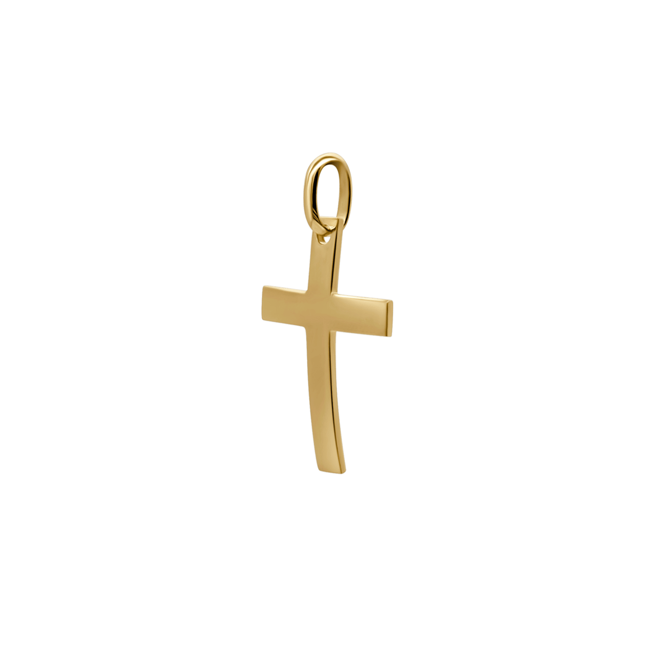 CURVED PENDENTIF CROIX - OR