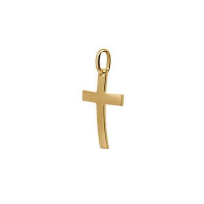 CURVED PENDENTIF CROIX - OR