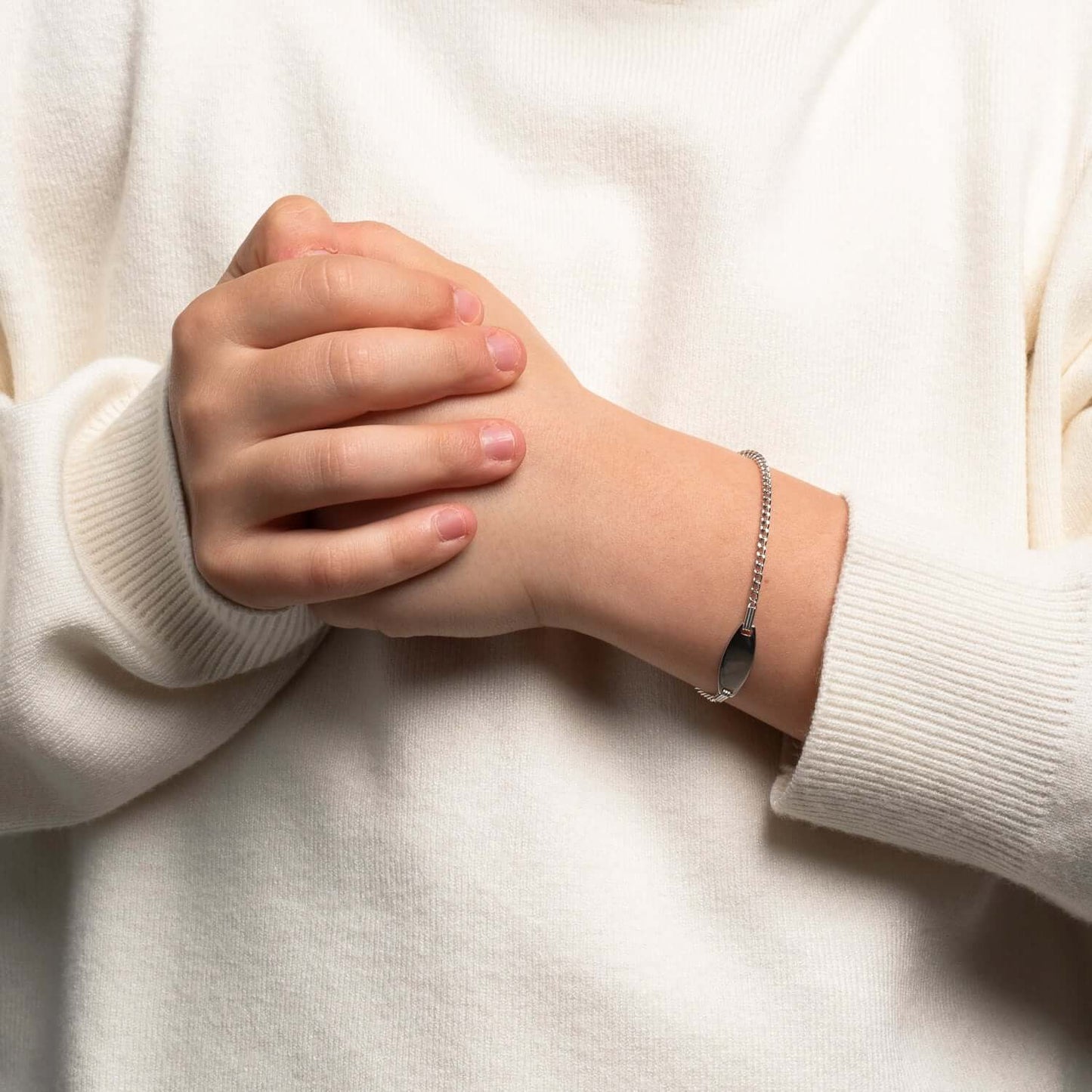 CUSTOMIZABLE BRACELET POUR KIDS - ARGENT