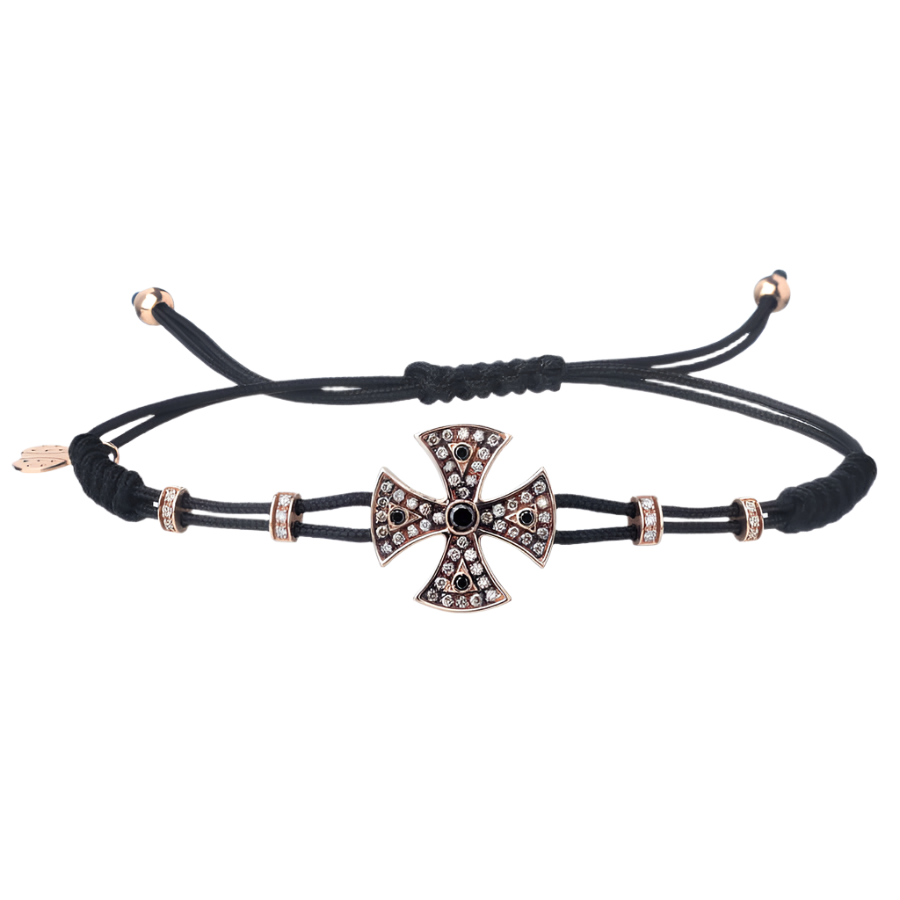 CELTIC CROIX - CHRÉTIEN BRACELET - YELLOW OR ET DIAMONDS