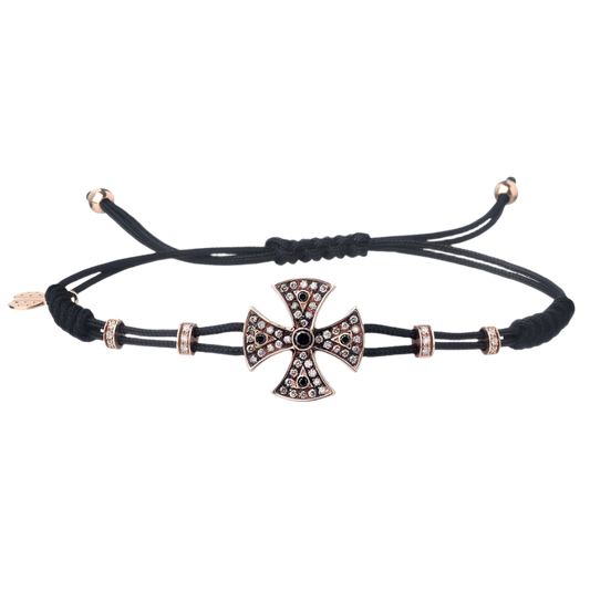 CELTIC CROIX - CHRÉTIEN BRACELET - YELLOW OR ET DIAMONDS