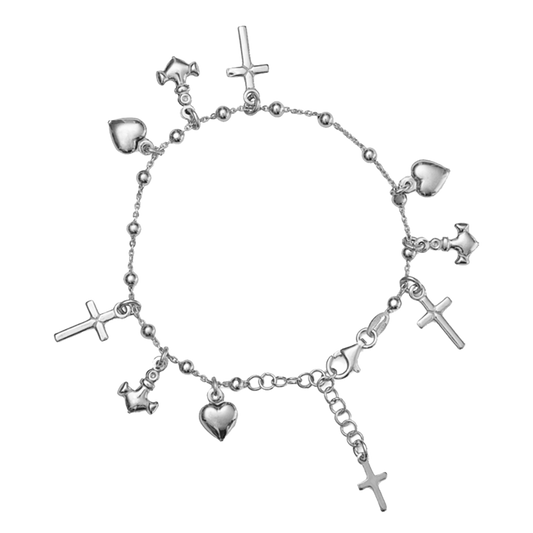 FOI HOPE ET CHARITY - BRACELET - ARGENT