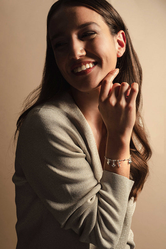 FOI HOPE ET CHARITY - BRACELET - ARGENT
