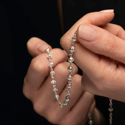 FILIGREE CHAPELET - ARGENT