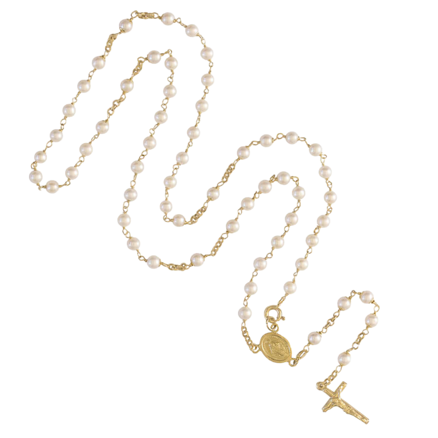 PERLE COLLIER CHAPELET - OR