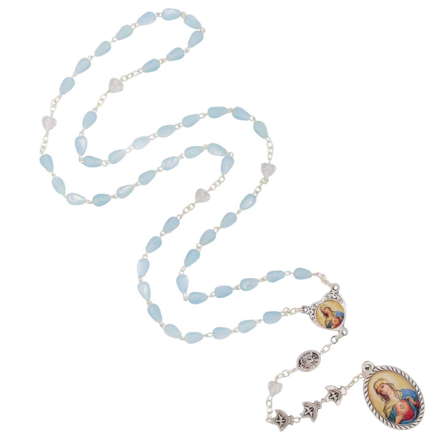IMMACULATE CŒUR OF MARY - CHAPLET - METAL