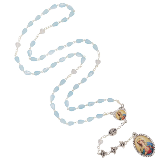 IMMACULATE CŒUR OF MARY - CHAPLET - METAL