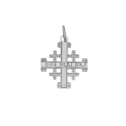 JERUSALEM PENDENTIF CROIX - ARGENT