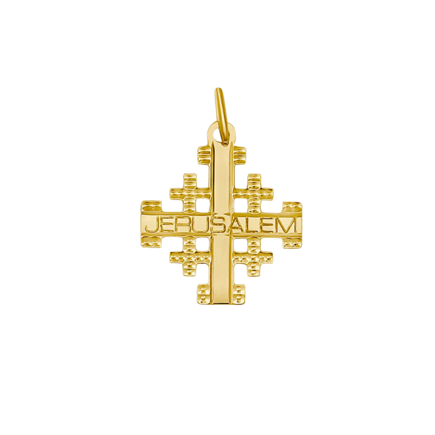 JERUSALEM PENDENTIF CROIX - GOLDEN ARGENT
