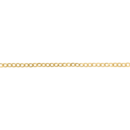 LARGE CURB - CHAÎNE - OR