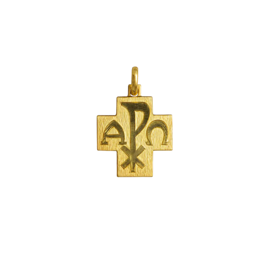PEACE - PENDENTIF CROIX - METAL