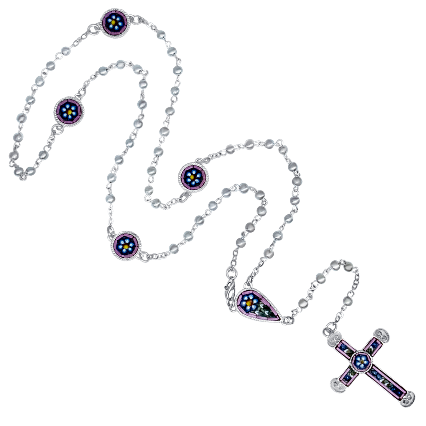 MICROMOSAIC CHAPELET - METAL