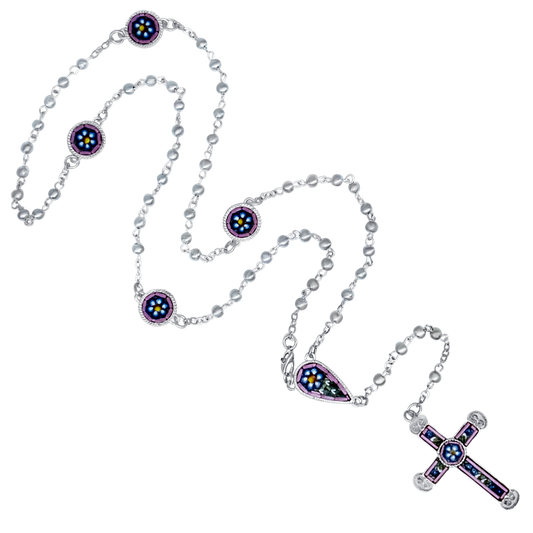 MICROMOSAIC CHAPELET - METAL