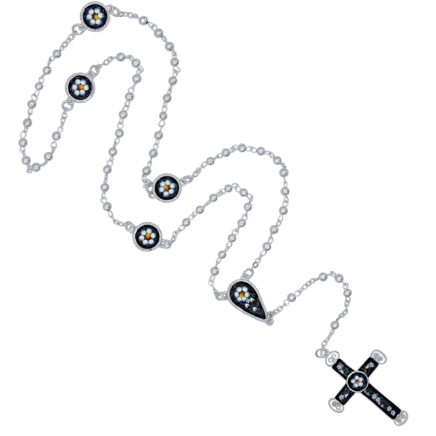 MICROMOSAIC CHAPELET - METAL