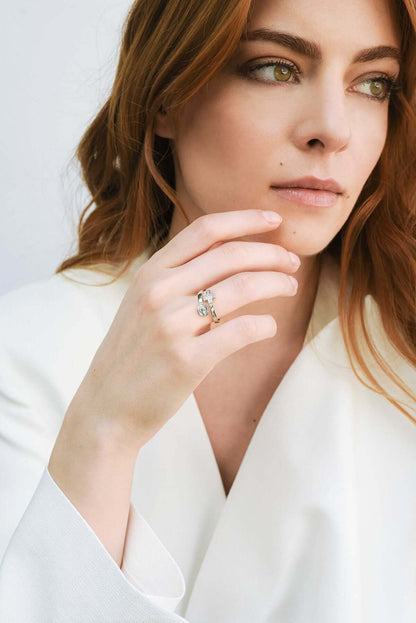 MIRACULOUS ET CROIX - BAGUE - ARGENT