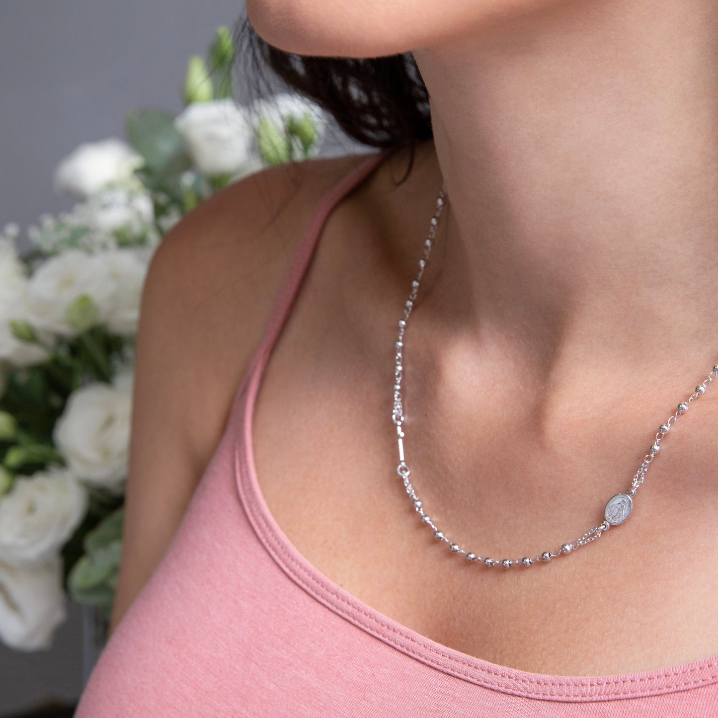 MIRACULOUS ET CROIX - COLLIER - ARGENT