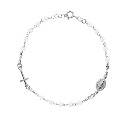 MIRACULOUS MÉDAILLE ET CROIX - BRACELET - ARGENT