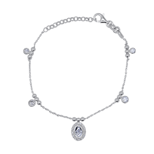 MIRACULOUS MÉDAILLE - CHRÉTIEN BRACELET - ARGENT
