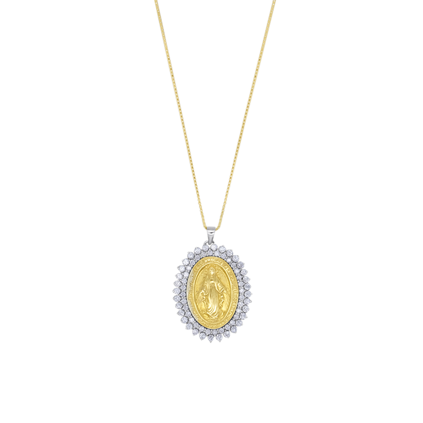 MIRACULOUS MÉDAILLE COLLIER - OR ET DIAMONDS