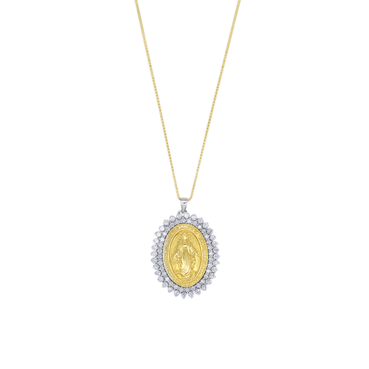 MIRACULOUS MÉDAILLE COLLIER - OR ET DIAMONDS