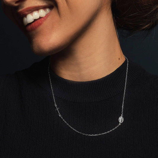 MIRACULOUS ET CROIX - COLLIER - ARGENT