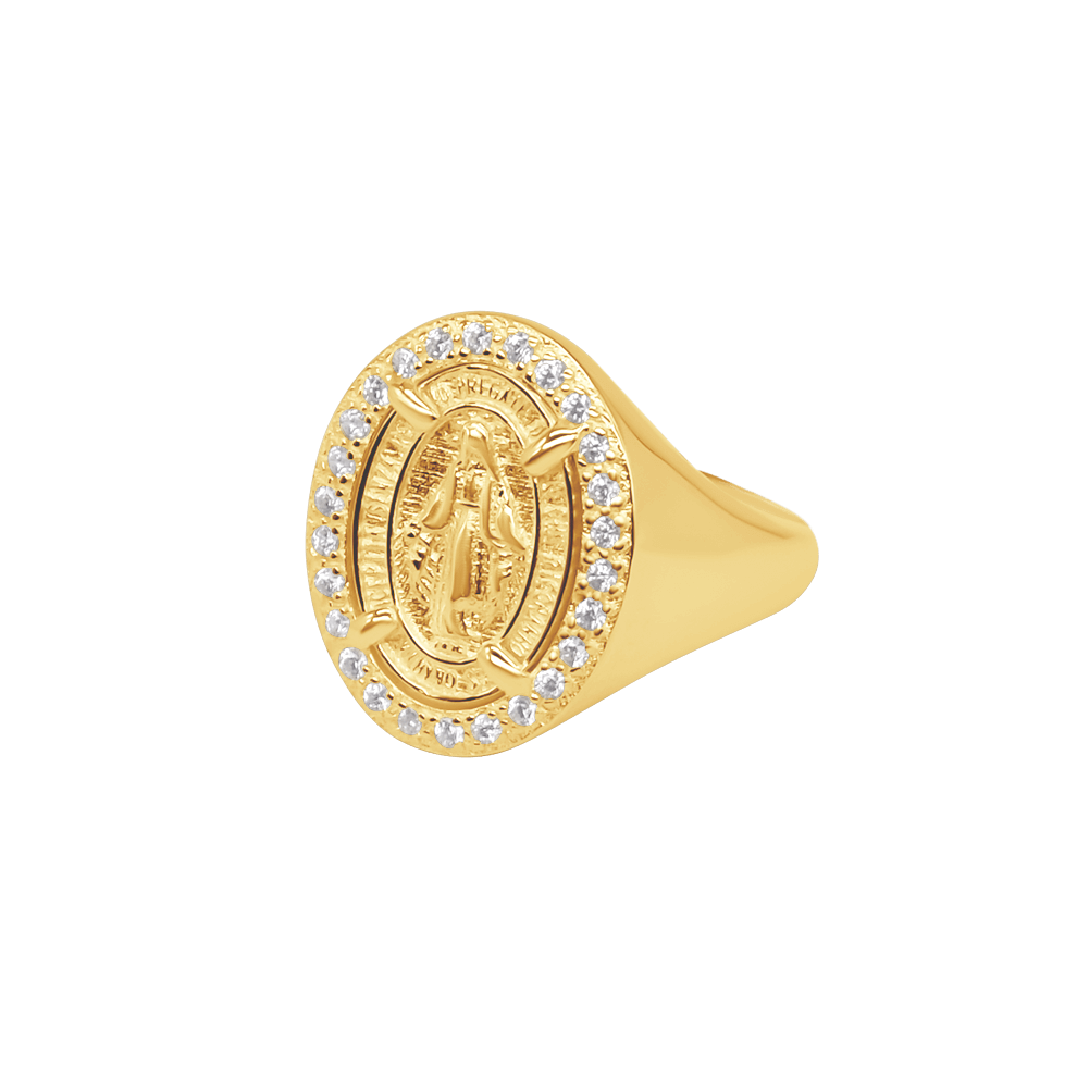 MIRACULOUS MÉDAILLE - BAGUE - GOLDEN ARGENT