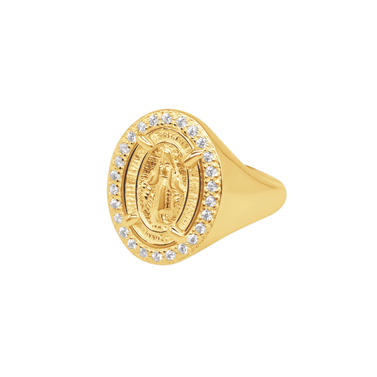MIRACULOUS MÉDAILLE - BAGUE - GOLDEN ARGENT