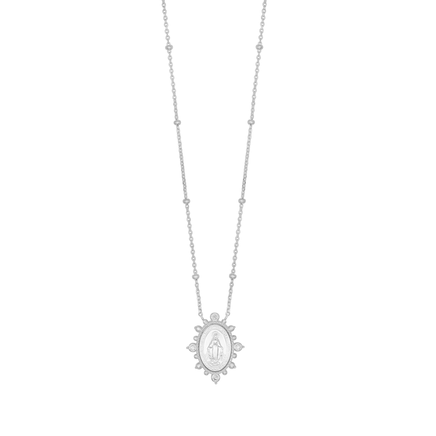 MIRACULOUS MÉDAILLE COLLIER - ARGENT