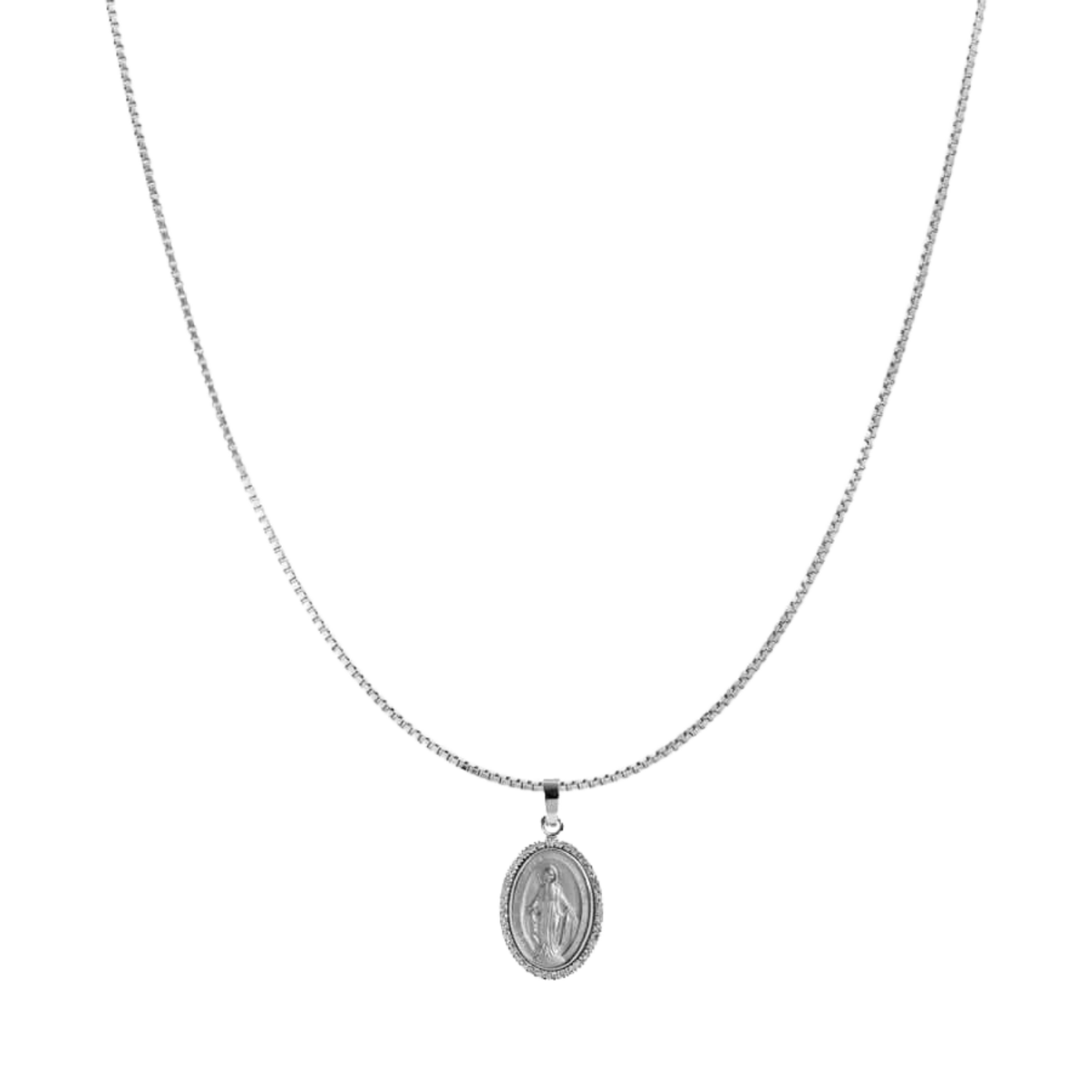 MIRACULOUS ET CHAÎNE - DIAMONDS - BLANC OR