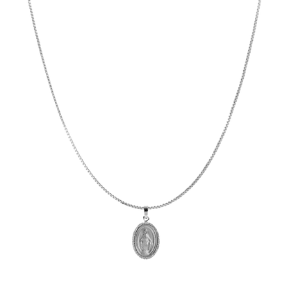 MIRACULOUS ET CHAÎNE - DIAMONDS - BLANC OR