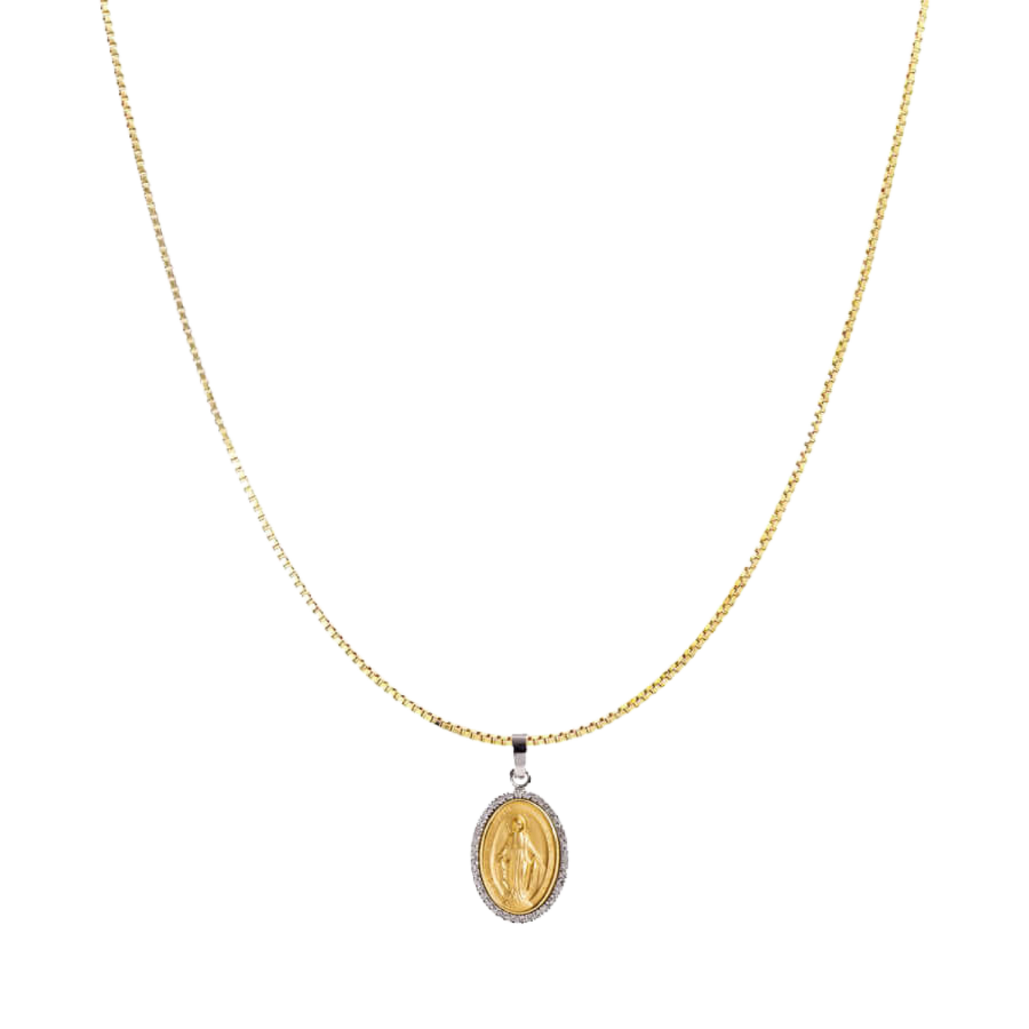 MIRACULOUS MÉDAILLE ET CHAÎNE - DIAMONDS - OR