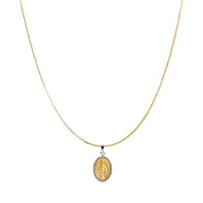 MIRACULOUS MÉDAILLE ET CHAÎNE - DIAMONDS - OR